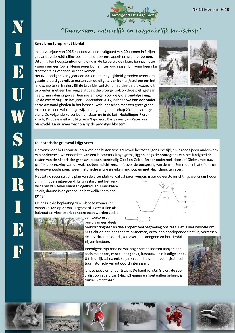 Nieuwsbrief 14 februari 2018 pagina 1